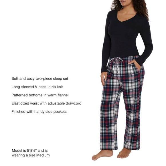 Gap Women’s Flann Pajama Set - Picture 4 of 6